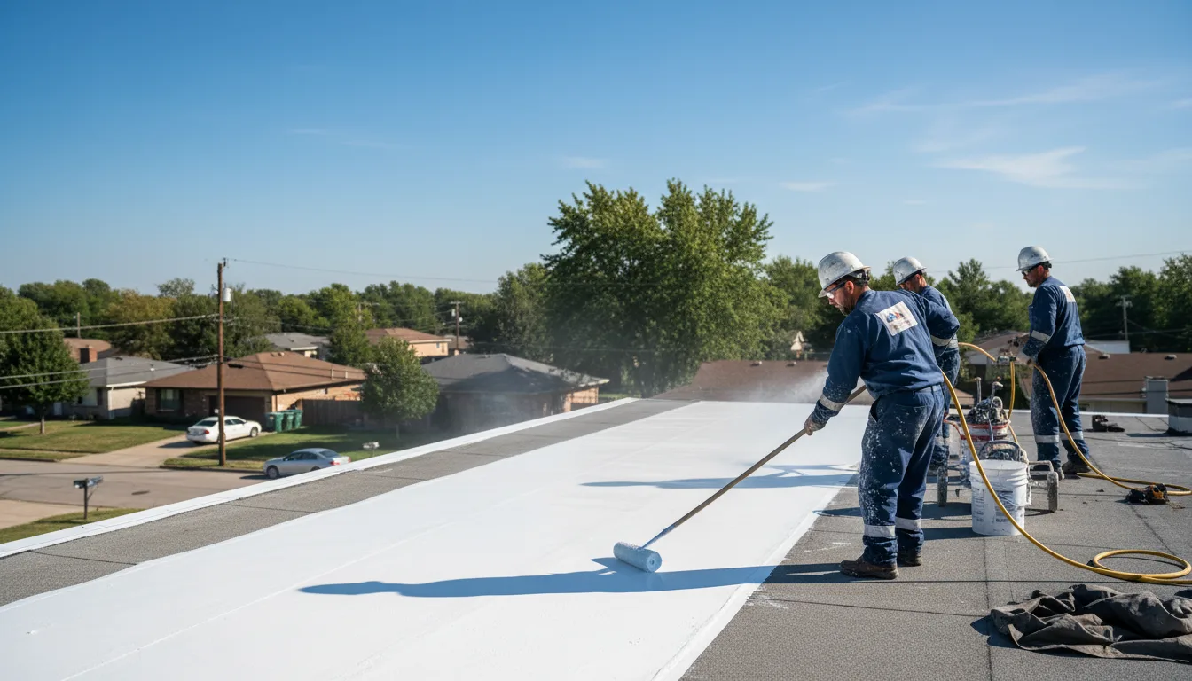 Commercial roof coating in Simsboro, LA near me